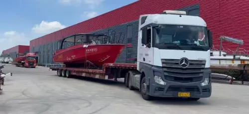 LAWADA® екі теңшелген 1280 алюминий жолаушылар қайықтарын сынақ навигациясы мен жөнелтуді аяқтайды